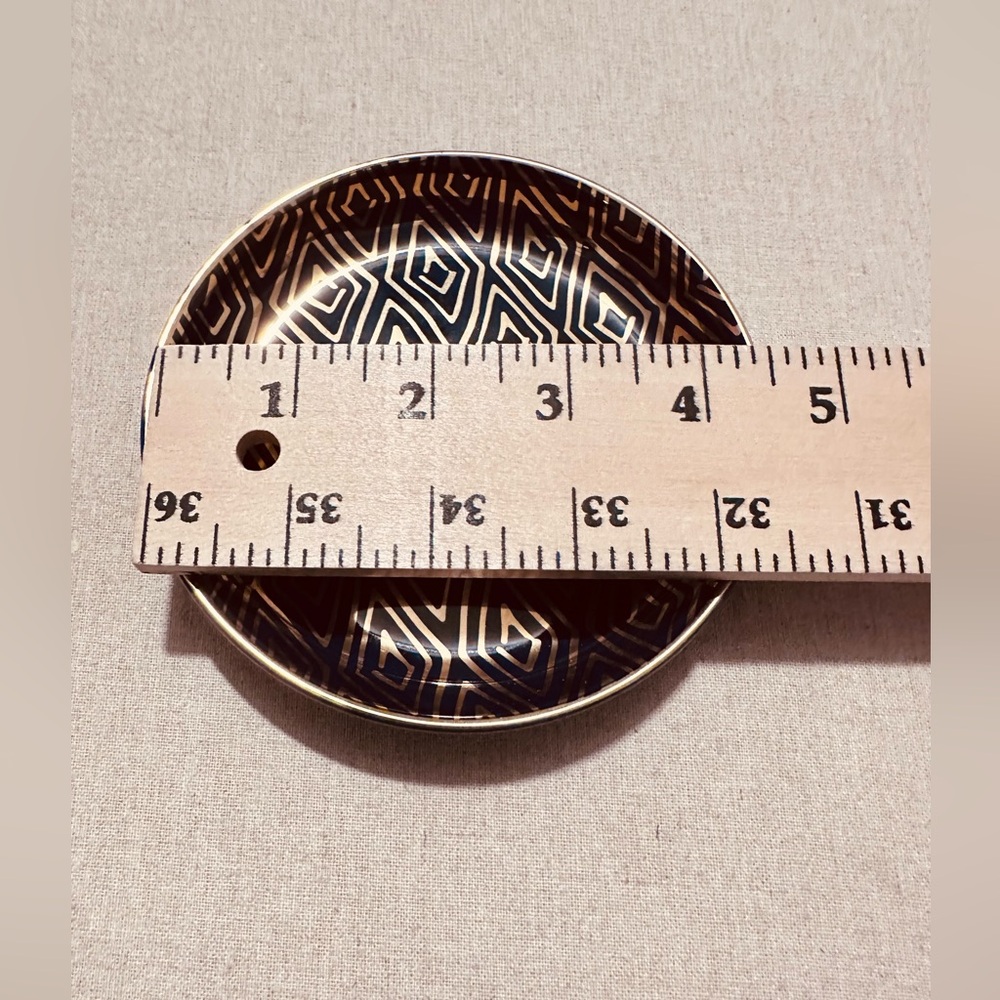 Threshold | Trinket Dish | Navy & Gold Trinket Dish - Picture 5 of 6